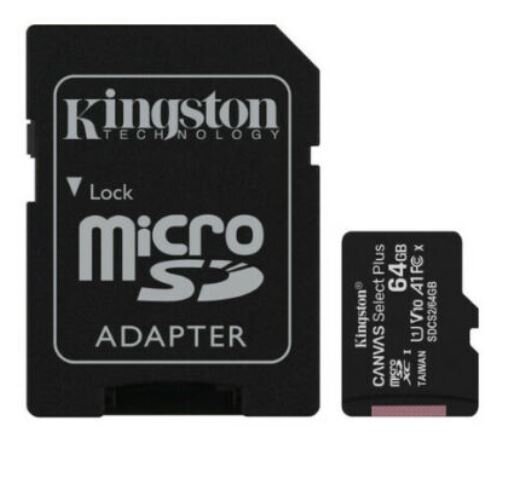 Kingston 64GB MicroSD SDHC SDXC Class10 UHS I Memo-preview.jpg